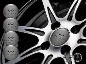 Infiniti Adesivo Silicone Logo Decalcomania Ruota Lusso X